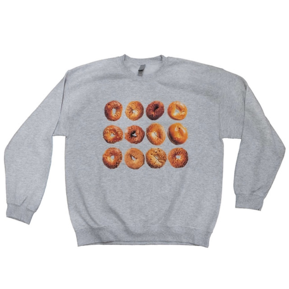 Bagel Sweatshirt by Old Jewish Men brand, size Small